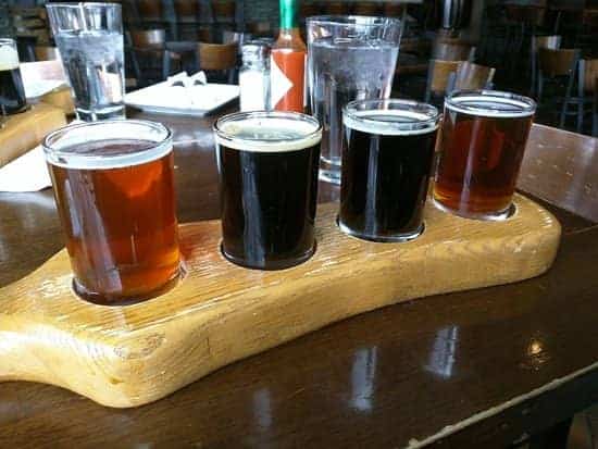 Flight of beer